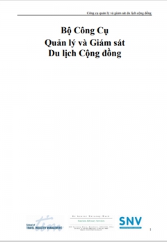Bộ công cụ Du lịch cộng đồng