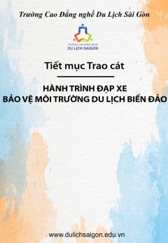 Tiết mục Trao cát - HÀNH TRÌNH ĐẠP XE BẢO VỆ MÔI TRƯỜNG DU LỊCH BIỂN ĐẢO