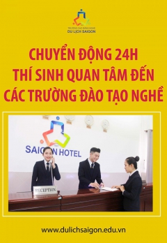 CHUYỂN ĐỘNG 24H - THÍ SINH QUAN TÂM ĐẾN CÁC TRƯỜNG ĐÀO TẠO NGHỀ